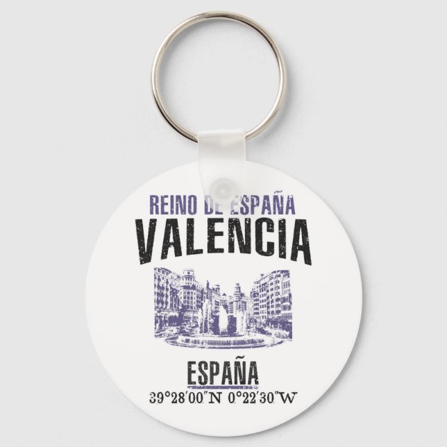 Valencia Keychain (Front)