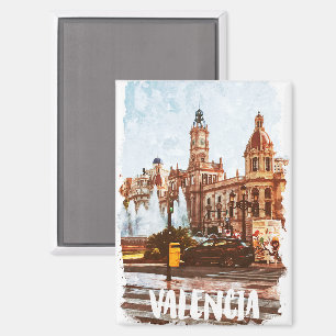 Valencia Spain Architecture Travel Magnet