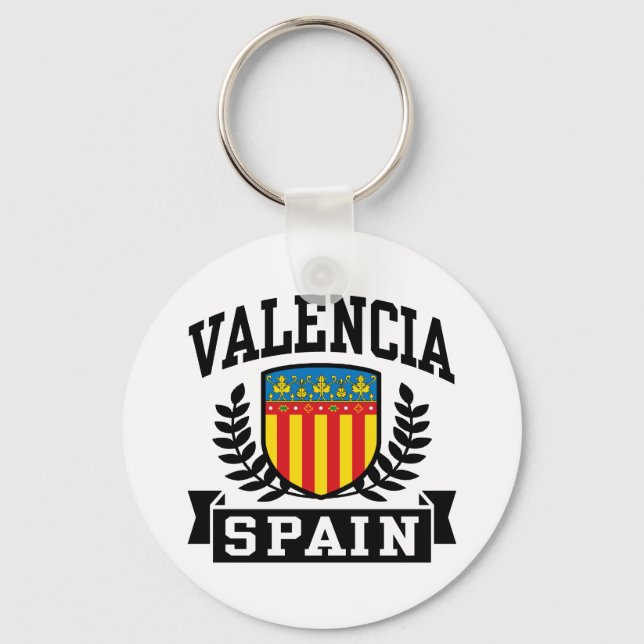 Valencia Spain Keychain (Front)