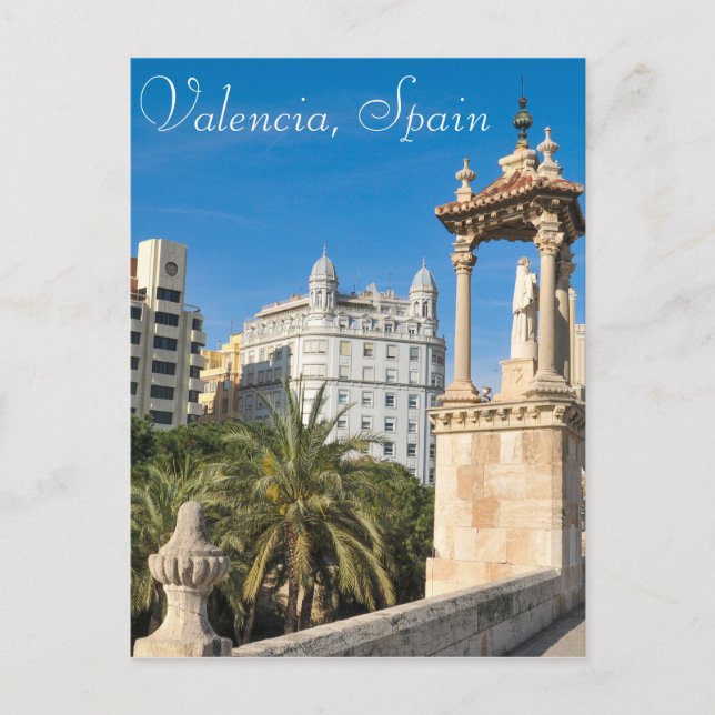 Valencia, Spain Postcard (Front)