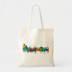 Valencia Spain Skyline Tote Bag