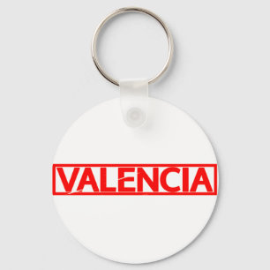 Valencia Stamp Keychain