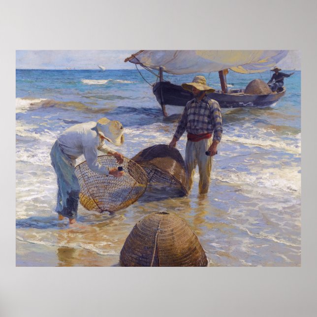 Valencian Fisherman - Joaquín Sorolla Poster (Front)