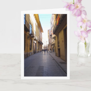 Valencian Portrait, Valencia City, Spain Card