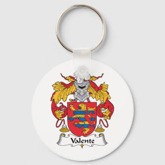 Valente Family Crest Keychain