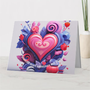 valentiane's day folded holiday gifts card