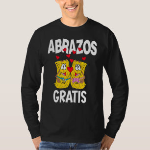 Valentin Day Tamales Free Hugs Abrazos Gratis Span T-Shirt