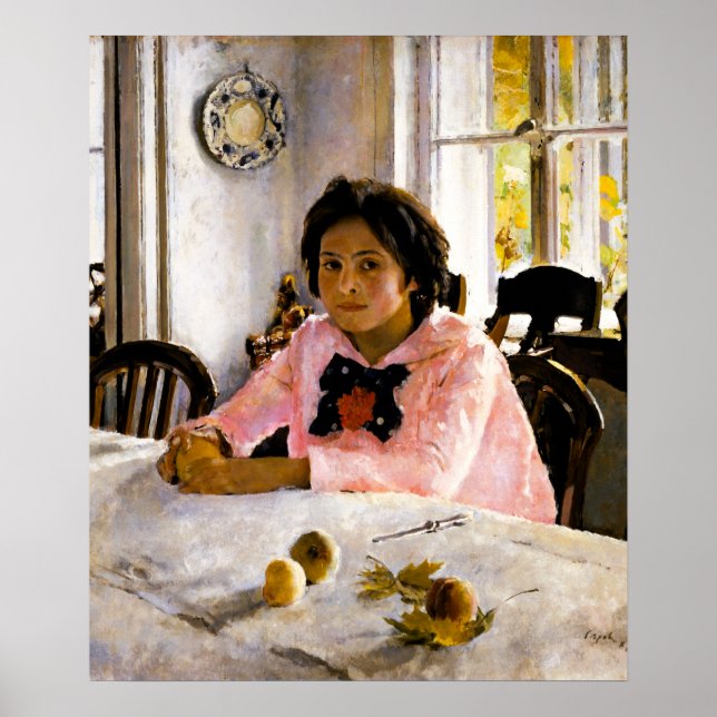 Valentin Serov: Girl with peaches Poster (Front)
