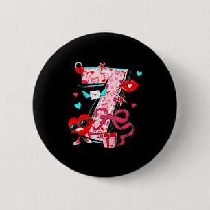 Valentine 67 Six Seven Meme Dabbing Hearts Matchin 2 Inch Round Button