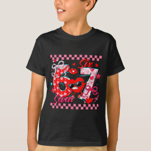 Valentine 67 Six Seven Meme Dabbing Hearts Matchin T-Shirt