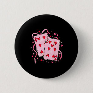 Valentine 6 7 Valentines Day Matching Couple Heart 2 Inch Round Button