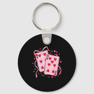 Valentine 6 7 Valentines Day Matching Couple Heart Keychain