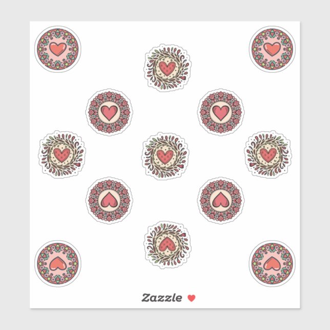 Valentine ai stickers  (Sheet)