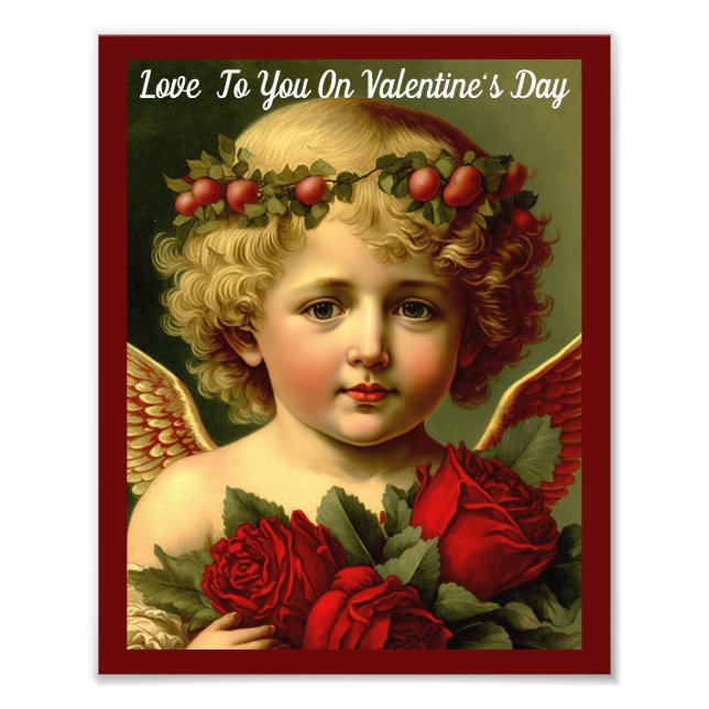 Valentine Ange Avec Poster Rose (Devant)