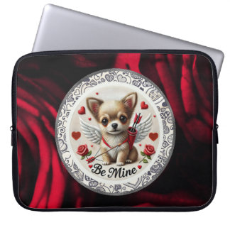 Valentine Angel Chihuahua Laptop Sleeve – Be Mine