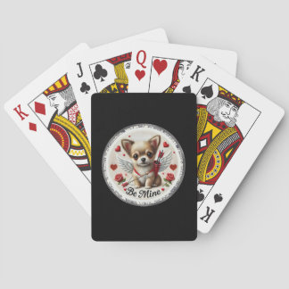 Valentine Angel Chihuahua Playing Cards – Be Mine