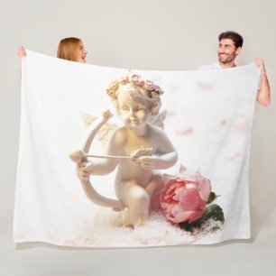 VALENTINE ANGEL FLEECE BLANKET