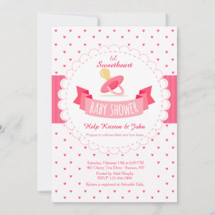 Valentine Baby Shower Invitation