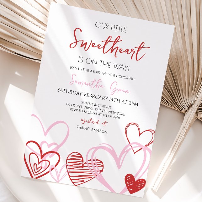 Valentine Baby Shower Invitation (Creator Uploaded)