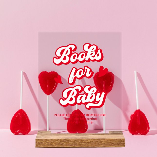 Valentine Baby shower Livres pour bébé (Créateur téléchargé)