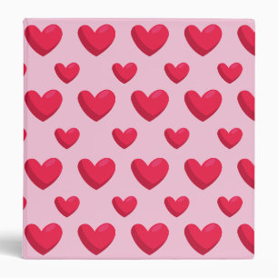 Valentine Background With Heart Love Binder