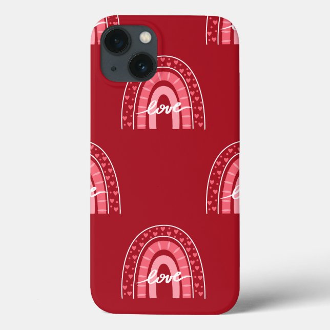 Valentine Background With Hearts Love    Case-Mate iPhone Case (Back)