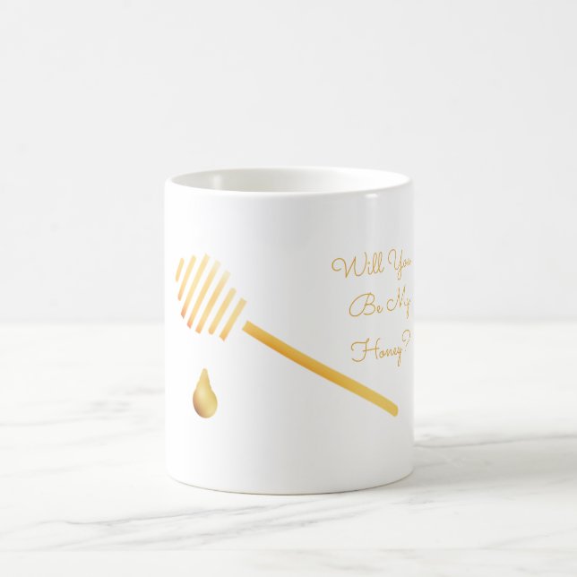 Valentine Bee and Honey Mug (Center)