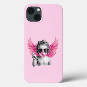 Valentine Blowing Bubble Cupid Valentines Day iPhone 13 Case