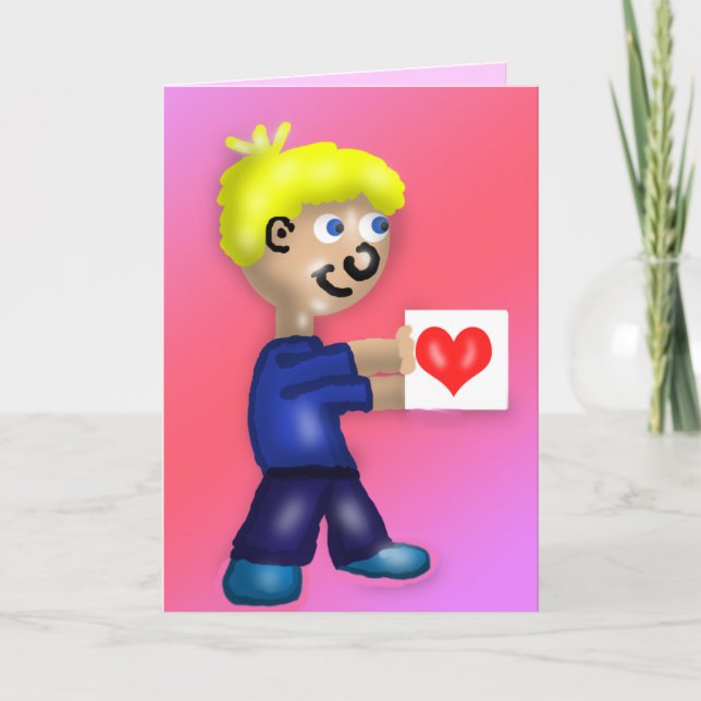 Valentine Boy Card (Front)