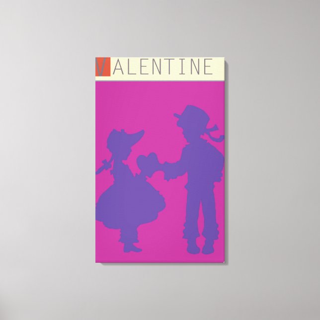<Valentine> by Steve Collier Canvas Print (Front)