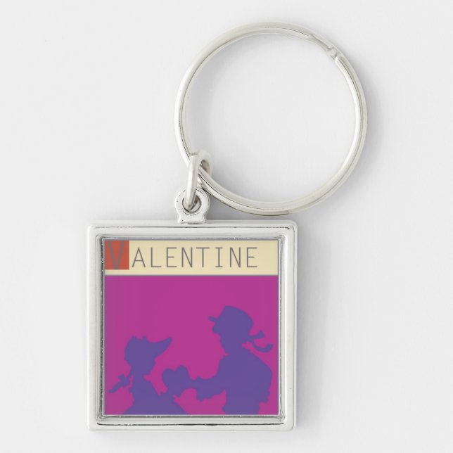 <Valentine> by Steve Collier Keychain (Front)