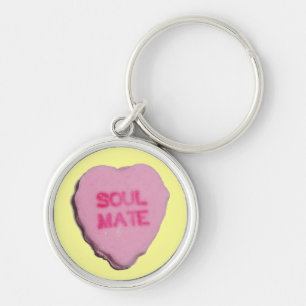 Valentine Candy Heart Keychain