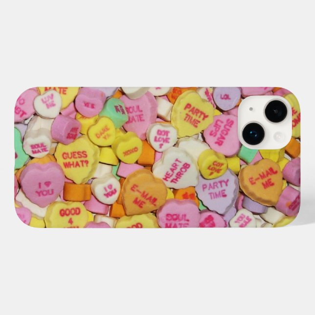 Valentine Candy Hearts Case-Mate iPhone Case (Back (Horizontal))