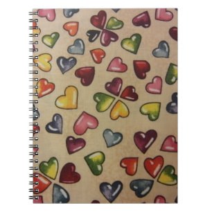 Valentine Candy Hearts Notebook