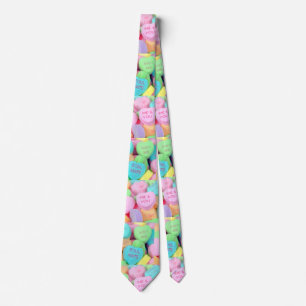 valentine candy hearts tie