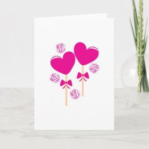 Valentine Candy Holiday Card