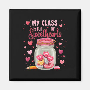 Valentine Candy Jar Teacher Magnet