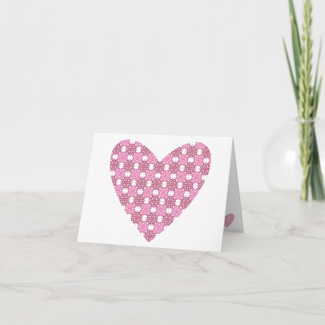 Valentine card (blank) (Front)