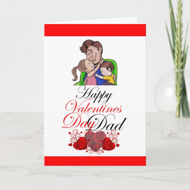 Valentine card for dad (Front)