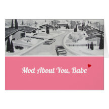 Valentine Card Mid-Century Modern