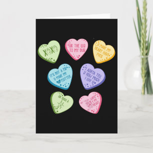 Valentine Cardiology Nurse Conversation Hearts Can Card