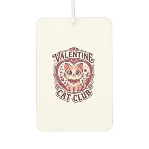 Valentine Cat Funny Cat Lover Design - Valentine C Air Freshener