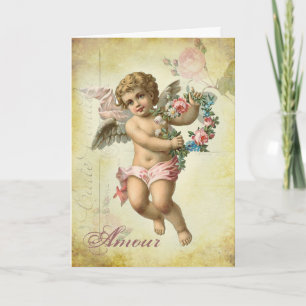 Valentine Cherub — Amour Holiday Card