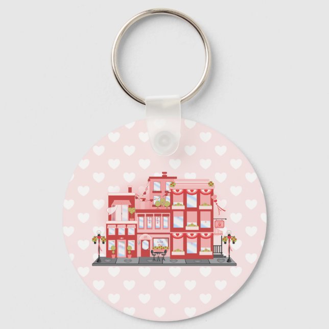 Valentine City Keychain (Front)
