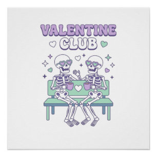 Valentine Club , Funny Valentine, Valentine day Poster