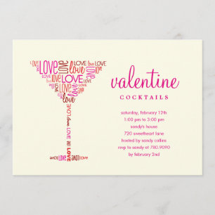 Valentine Cocktail Party Invitation