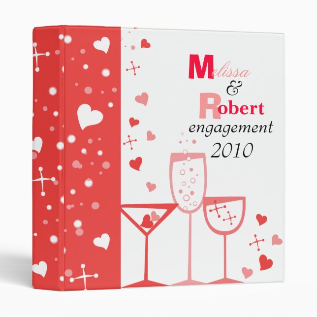 Valentine Cocktails Binder (Front/Spine)