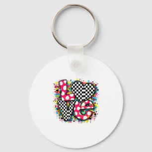 Valentine Couples Love Letter Heart Cute Message R Keychain