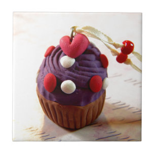 Valentine Cupcake Tile