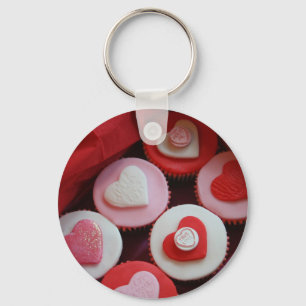 Valentine Cupcakes Keychain
